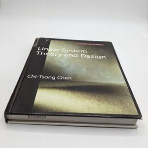 Linear System Theory and Design Third Edition by Chi-Tsong Chen - Used